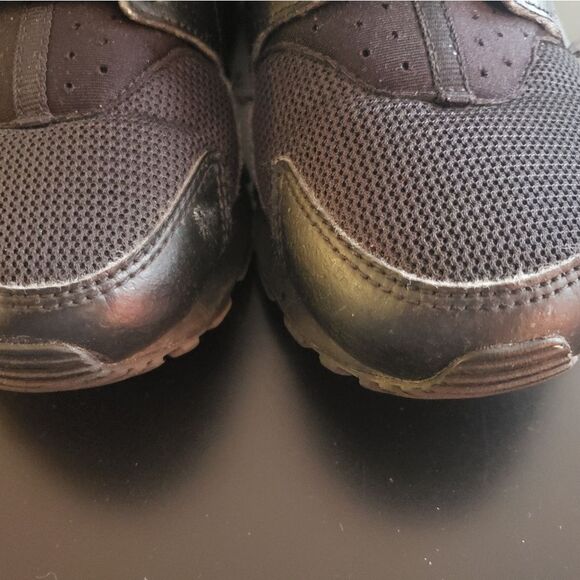 Nike Air Huarache Black Sz 6Y - Picture 6 of 10